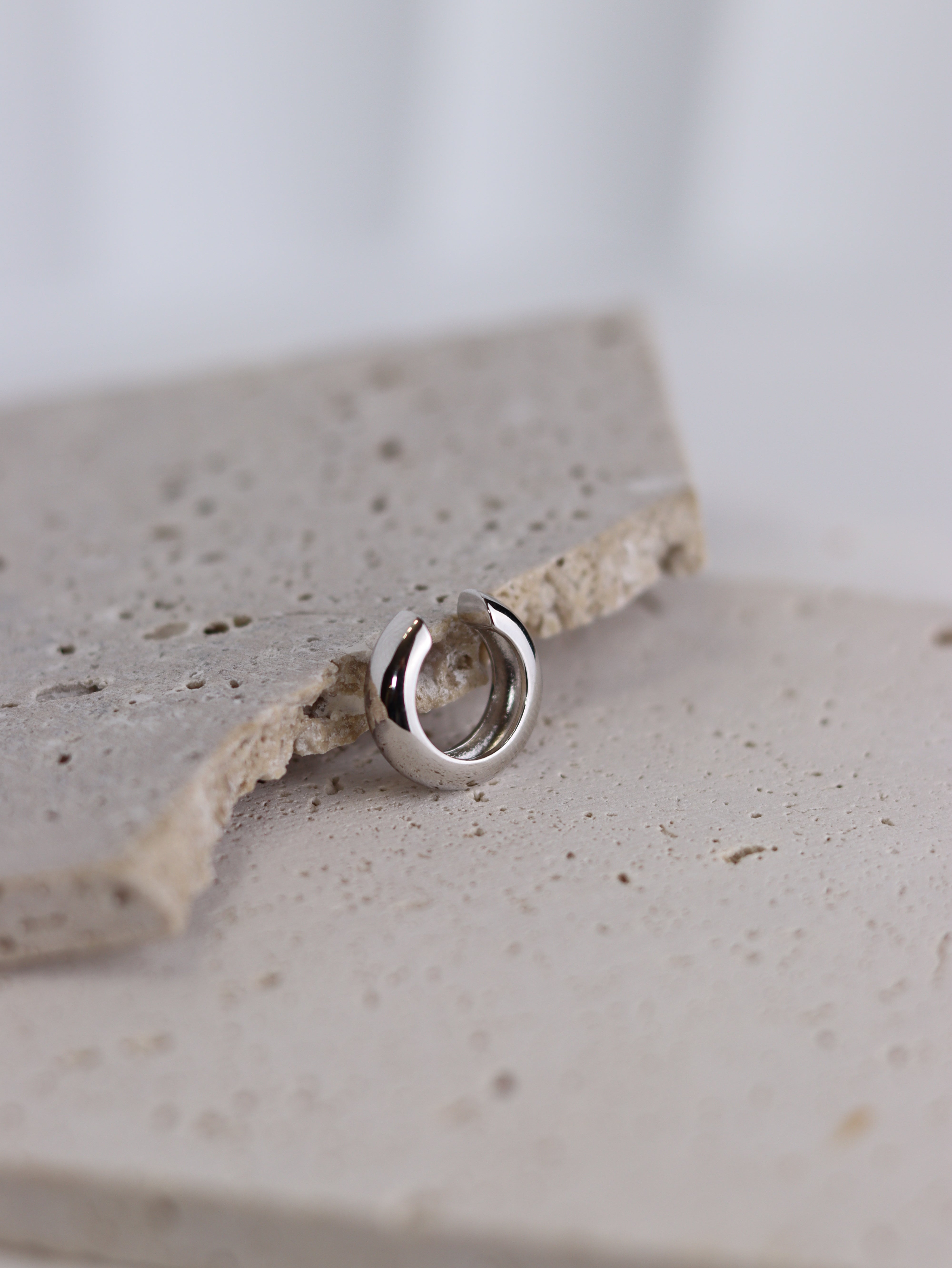 Ear Cuff Tide - Ear Cuff Donna Argento 925
