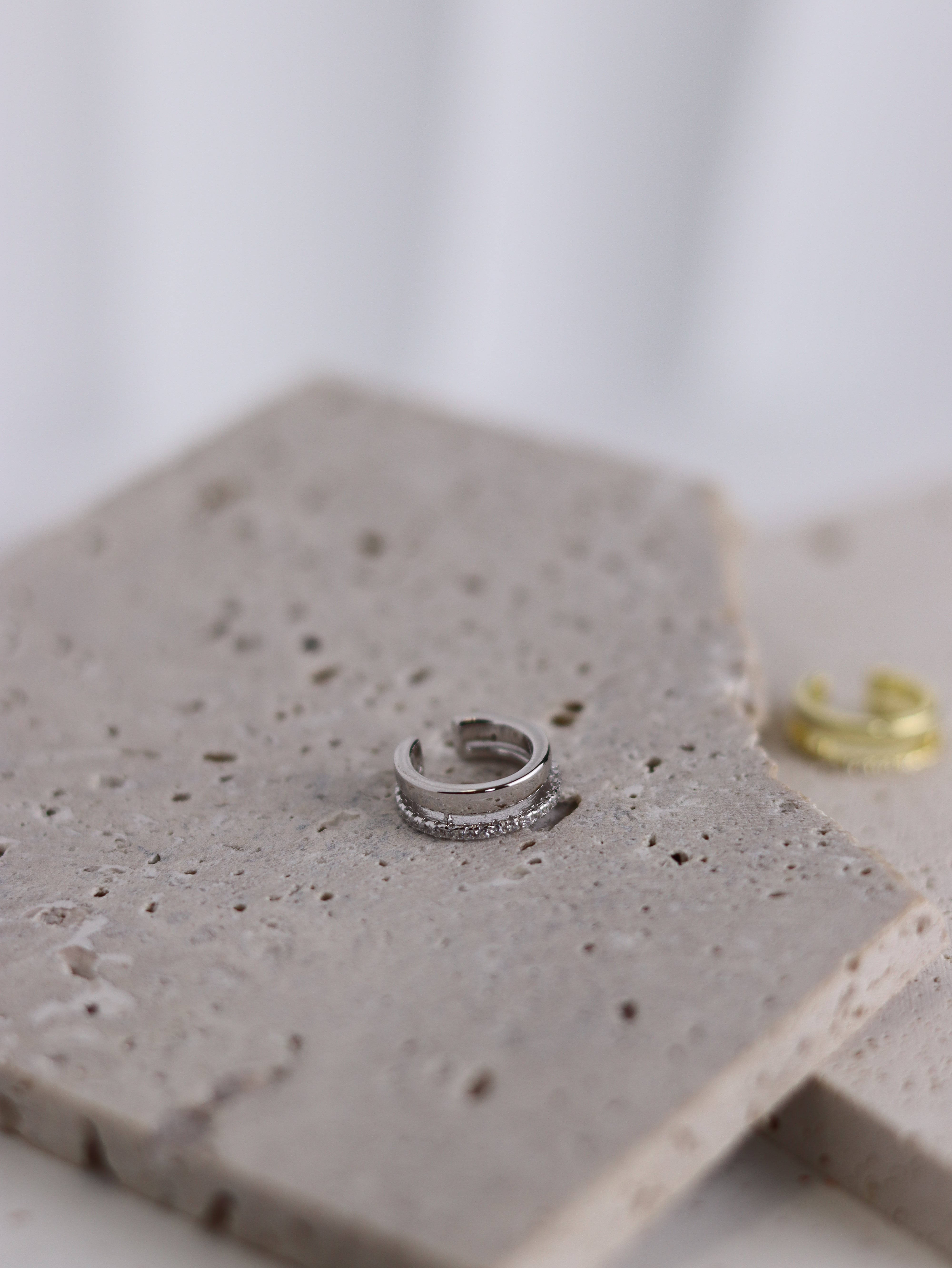 Ear Cuff Kai - Ear Cuff Donna Argento 925