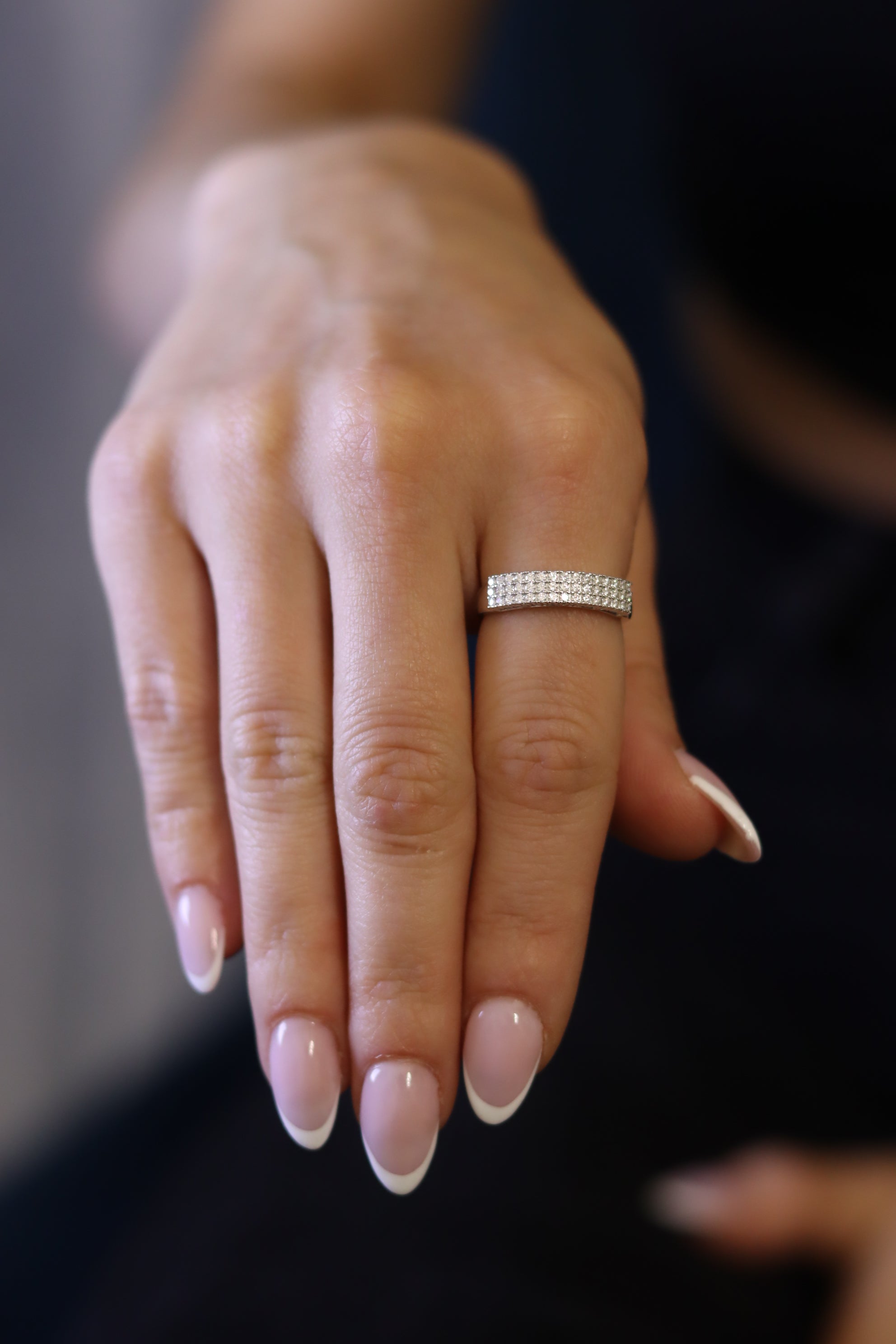 Anello Geranio Moissanite
