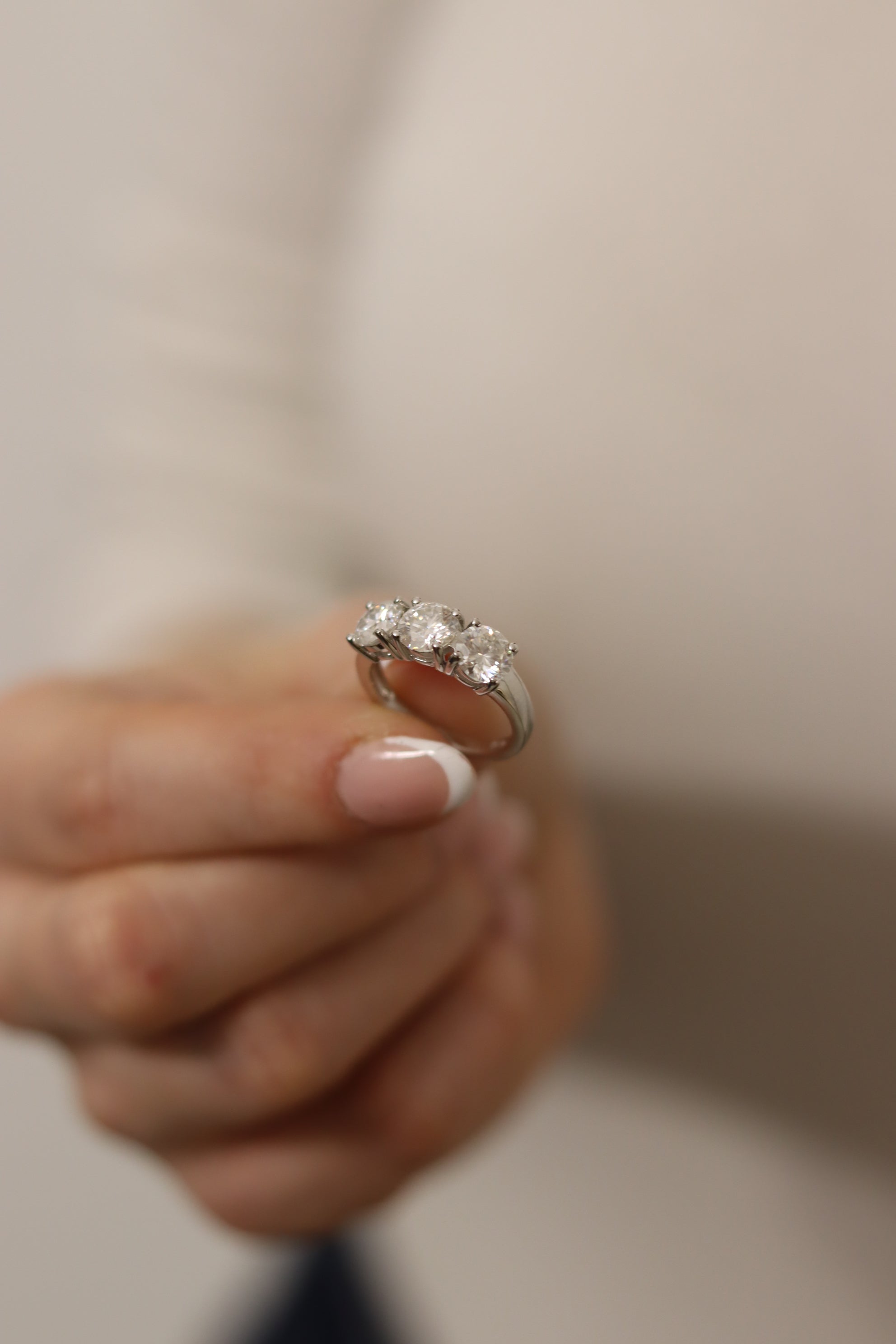 Anello Lillà Moissanite