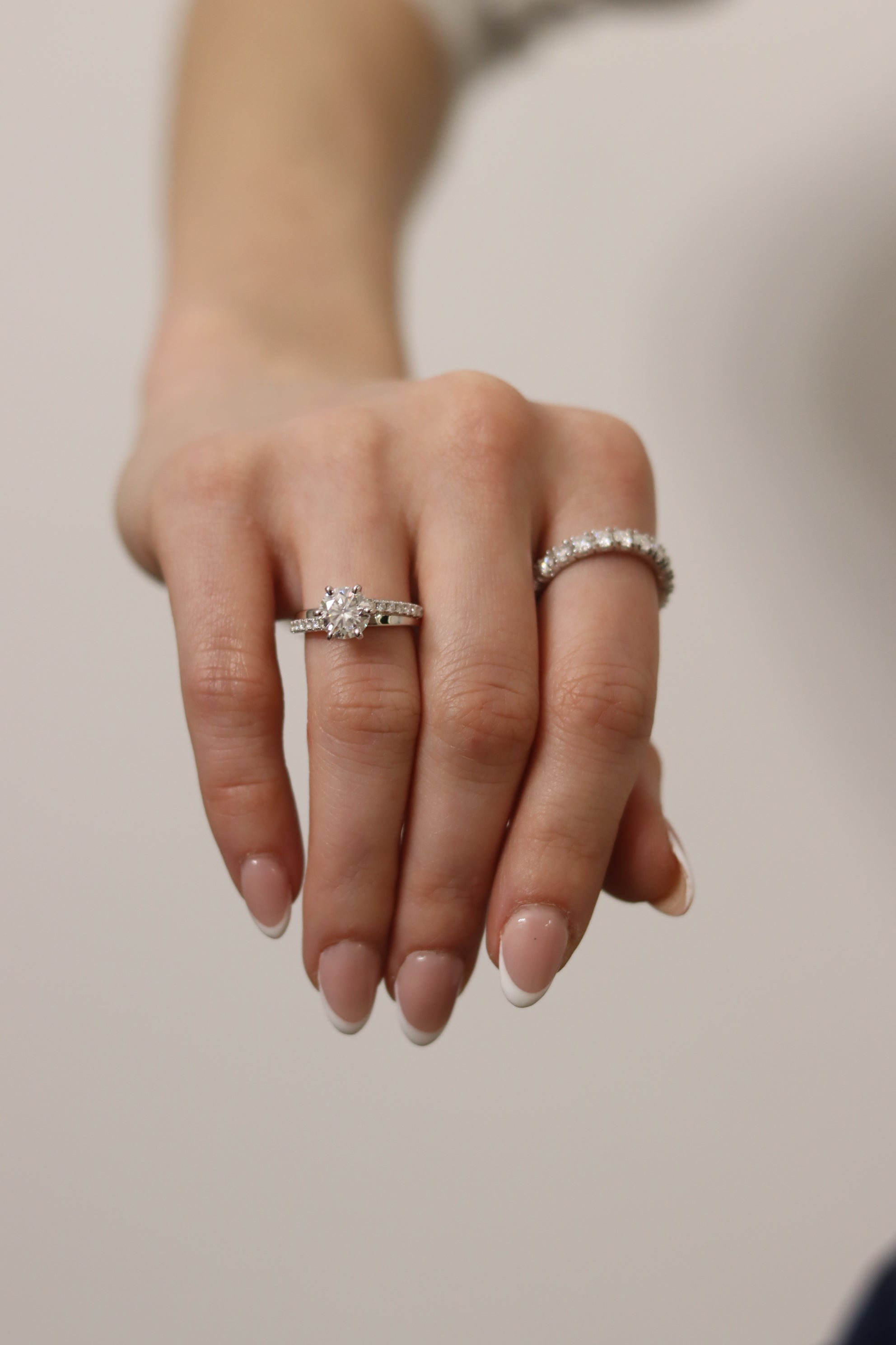 Anello Moissanite - Anello Donna Argento 925