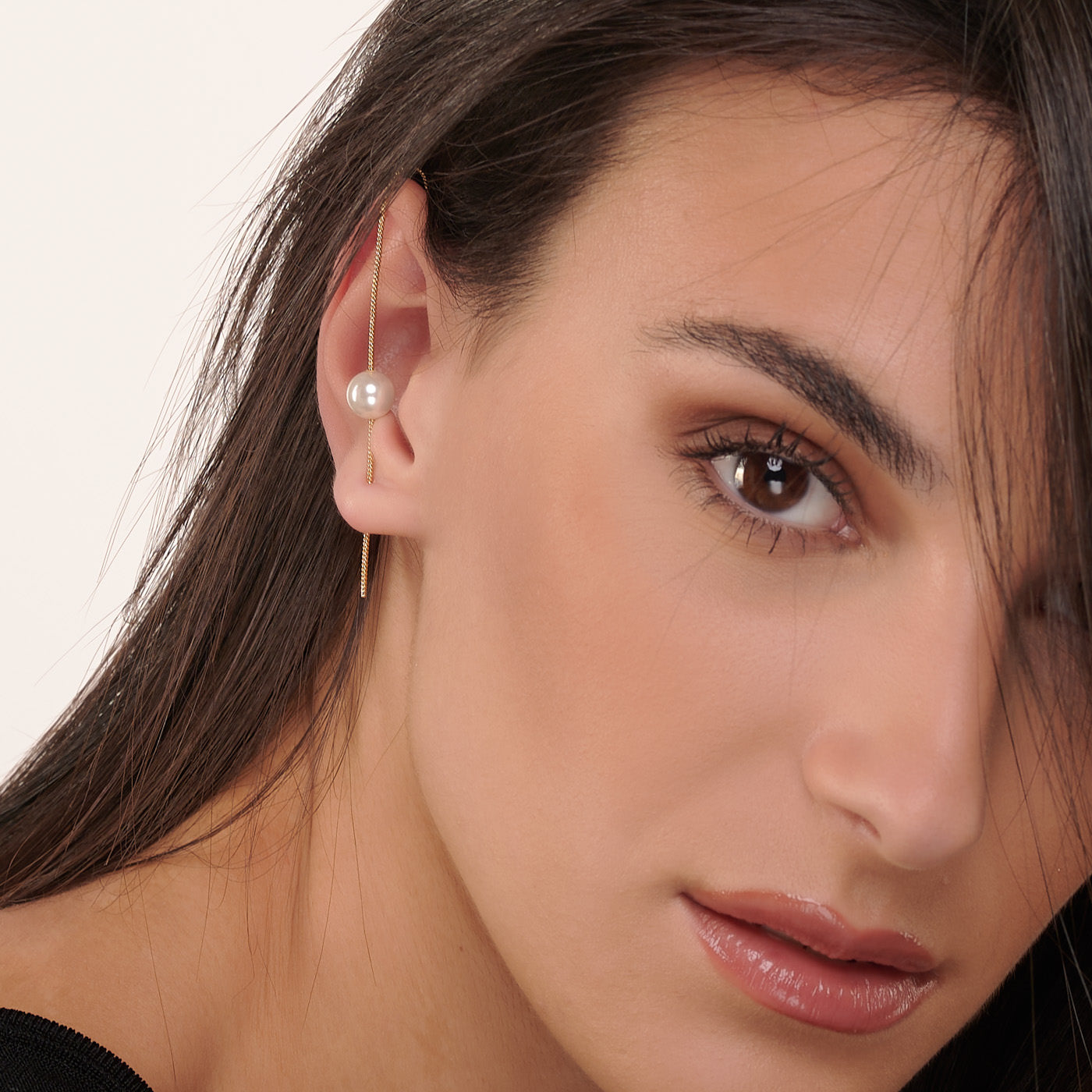 Ear Hook Sky - Ear Cuff Donna Oro Placcato 18K