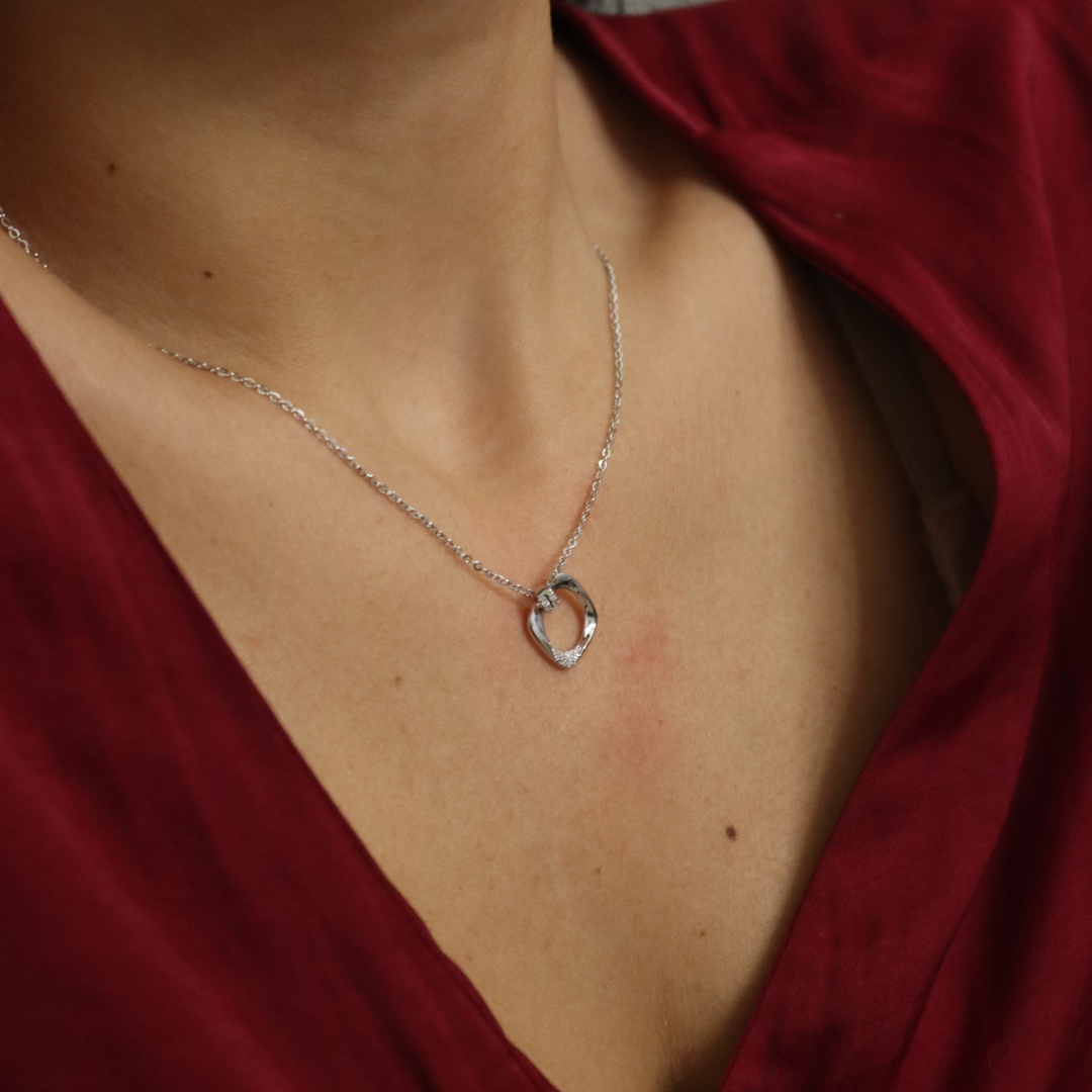 Collana Pendente Quadrato - Collana Donna Argento 925