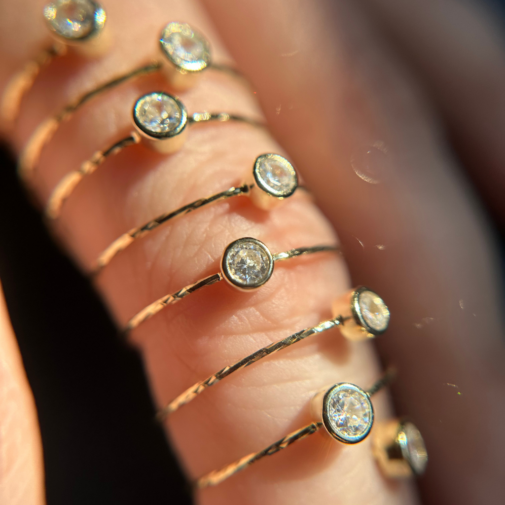 Set Di 12 Anelli Regolabili In Acciaio Inossidabile Per Donna - Vintage, Impilabili, Argento E Oro - Foto 5