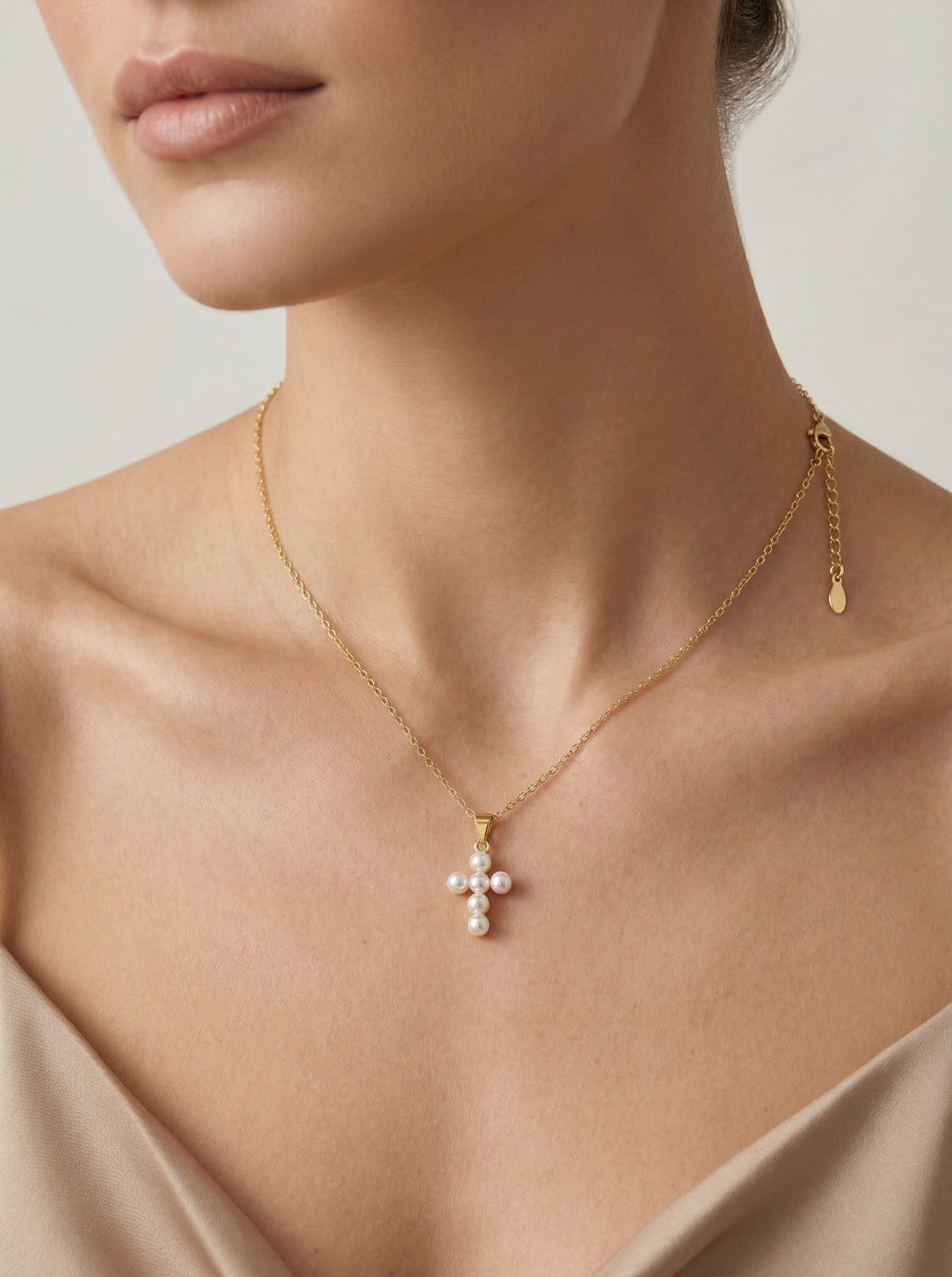 Collana croce Perlisse- Collana Argento 925